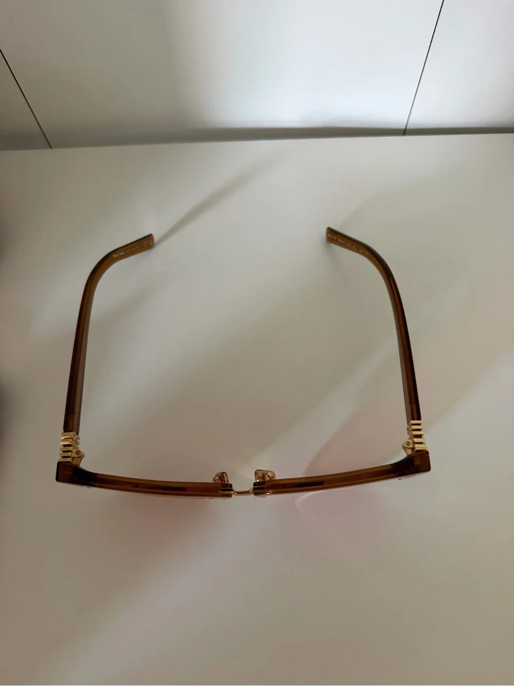 MIU MIU MU 10Zs SUMGLASSES PINK CARAMEL SQUARE